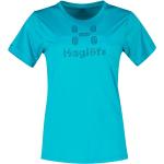 Haglofs Glee Short Sleeve T-shirt Bleu S Femme
