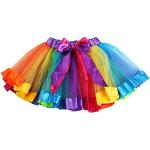 Jupons multicolores en satin look fashion pour fille de la boutique en ligne Amazon.fr 