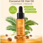Huiles pour cheveux à l'huile de coco 10 ml anti pointes fourchues pour cheveux abîmés pour enfant 