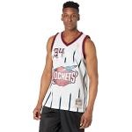 Hakeem Olajuwon Houston Rockets Mitchell and Ness Maillot pour homme Blanc, blanc, Taille XL