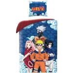 Housses de couette multicolores en coton Naruto 140x200 cm pour enfant en promo 
