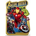 Cartes d'anniversaire Hallmark dorées The Avengers 
