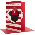 Cartes d'anniversaire Hallmark rouges Disney en promo 
