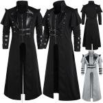 Vestes vintage de soirée noires à col roulé Taille XS look médiéval pour femme 
