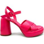 Sandales à talons HALMANERA roses Pointure 40 avec un talon de plus de 9cm pour femme 