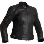 Vestes de moto  noires en cuir imperméables coupe-vents Taille XS pour femme 