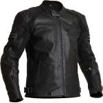 Vestes de moto  noires en cuir imperméables coupe-vents Taille XL pour homme 