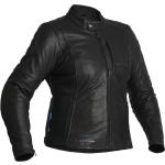 Vestes de moto  noires en cuir de vache imperméables coupe-vents Taille XS pour femme 