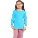 T-shirts à col rond turquoise en viscose Taille 5 ans look fashion pour fille de la boutique en ligne Amazon.fr 