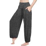 Pantalons taille haute gris anthracite Taille XXL look casual pour femme 