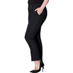 Pantalons large d'automne noirs Taille 3 XL plus size look fashion pour femme 