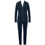 Pyjamas Hanro bleu nuit en lyocell éco-responsable Taille XS pour femme 