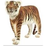 Peluches géantes Hansa à motif tigres 