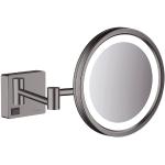 Miroirs de salle de bain Hansgrohe gris grossissants 