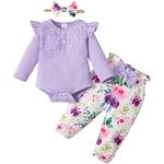 Body violets en coton à volants Taille 5 ans look fashion pour fille de la boutique en ligne Amazon.fr 