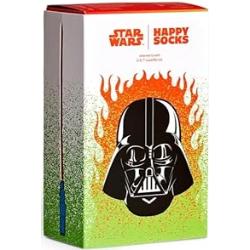 Happy Socks 3-Pack chaussettes Star Wars, coffret cadeaux avec Dark Vador et Yoda et des sabre laser á côtés taille 36-40