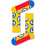 Chaussettes Happy Socks jaunes Beatles Pointure 39 classiques pour homme 