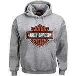 Pullovers Harley-Davidson gris à capuche Taille XXL look fashion pour homme 