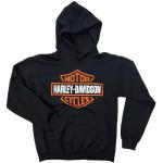 Harley-Davidson® Pull à capuche Bar & Shield pour homme, noir 40290932, noir, XX-Large