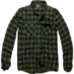 Chemises vintage vertes en flanelle Taille XXL look fashion pour homme 