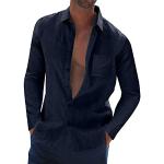 Chemises kaki à carreaux à motif Afrique sans repassage à manches longues Taille XXL plus size look médiéval pour homme 
