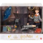 Harry Potter - Coffret Deluxe Poupée 20cm Harry Potter et Hermione -  Wizarding World - 4 tenues et 12 accessoires noir - Spin Master