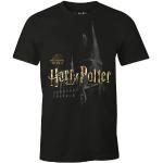 T-shirts noirs à manches courtes Harry Potter Harry lavable en machine à manches courtes Taille XL look fashion pour homme en promo 