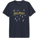 T-shirts pour fêtes de Noël bleus à manches courtes Harry Potter Harry lavable en machine à manches courtes Taille L look fashion pour homme 