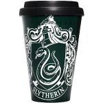Harry Potter Mug de voyage 400 ml – Proud Serpentard – RPET – Tasse à café de voyage – Tasses réutilisables pour boissons chaudes – Tasse de voyage écologique