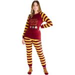Pyjamas en polaires rouges en polyester Harry Potter Harry Taille XL look fashion pour femme en promo 