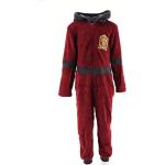 Pyjamas en velours rouges en velours enfant Harry Potter Poudlard look fashion 