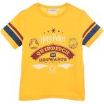 T-shirts à manches courtes jaunes à motif ville enfant Harry Potter Poudlard look fashion 