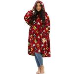 Robes pull rouges en polyester Harry Potter Dobby à capuche Taille L look fashion pour femme 