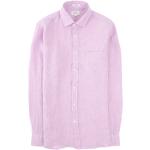 Chemises Hartford violettes en lin Taille XL look casual pour homme 