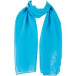Écharpes en soie turquoise en mousseline à motif canards Tailles uniques look fashion pour femme 