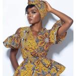 Tops imprimés imprimé africain à motif Afrique style ethnique pour femme 