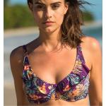 Hauts de bikini violets en polyamide 90C pour femme en promo 
