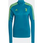 Vestes de sport adidas Juventus turquoise Juventus de Turin Taille XS pour femme en promo 