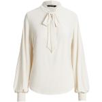 Chemises de créateur Ralph Lauren blanc crème en jersey stretch Taille XXL romantiques pour femme 