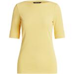 T-shirts basiques de créateur Ralph Lauren jaunes à motif bateaux Taille XS pour femme 