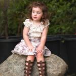 Jupes roses à volants Taille 3 ans pour fille de la boutique en ligne Etsy.com 