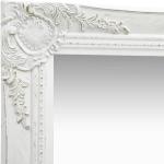 Miroirs muraux blancs en bois baroques & rococo 