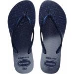 Havaianas - Tongs - Slim Gloss Navy Blue/Navy Blue pour Femme - Taille 39-40