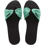 Sandales plates Havaianas noires Pointure 40 look casual pour femme 