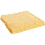 Serviettes de bain jaunes 100x150 
