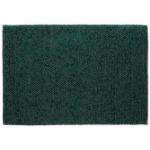 Tapis en laine Hay vert foncé en laine à perles 140x200 