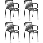 Chaises de jardin design Hay gris anthracite en lot de 4 