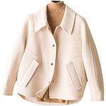 Manteaux en cachemire beiges en polyester à manches longues Taille XL look fashion pour femme 