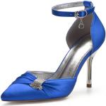 Escarpins à talon haut bleus en caoutchouc Pointure 42 look fashion pour femme 