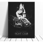 hd print Fight Club Noir & Blanc Classique Affiches de films Silk WALL Art maison Décor Peinture Cadre